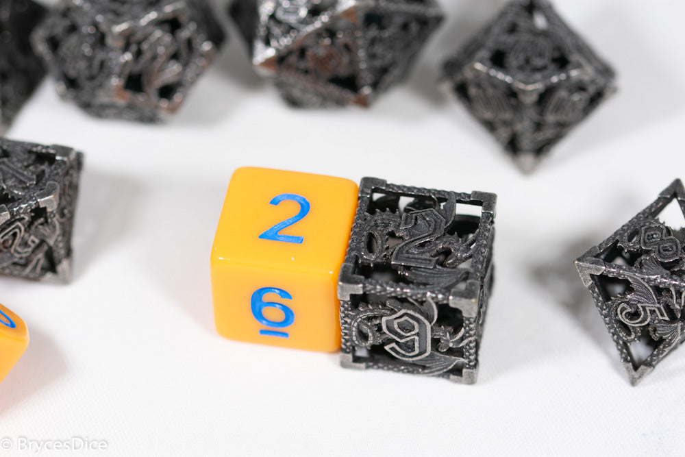 (Base Brass) Deadly Dragon Dice: Shards of Oblivion Hollow Metal