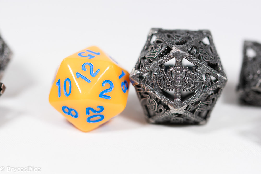 (Base Brass) Deadly Dragon Dice: Shards of Oblivion Hollow Metal