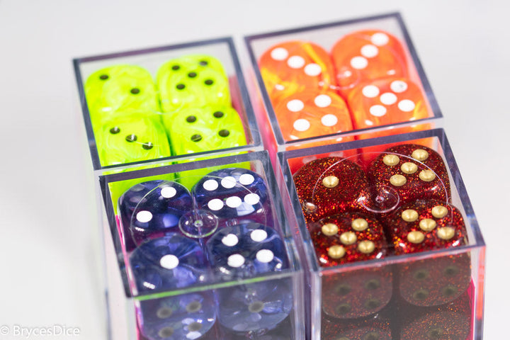 Factory-Second 16mm Dice Set d6 FS16MM Seconds | 12 Dice Block