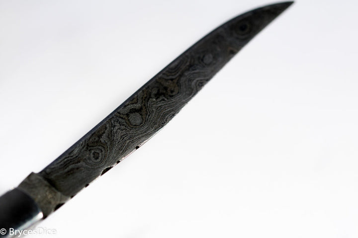 (Green /White/ Red) 9" Damascus Pocket Knife