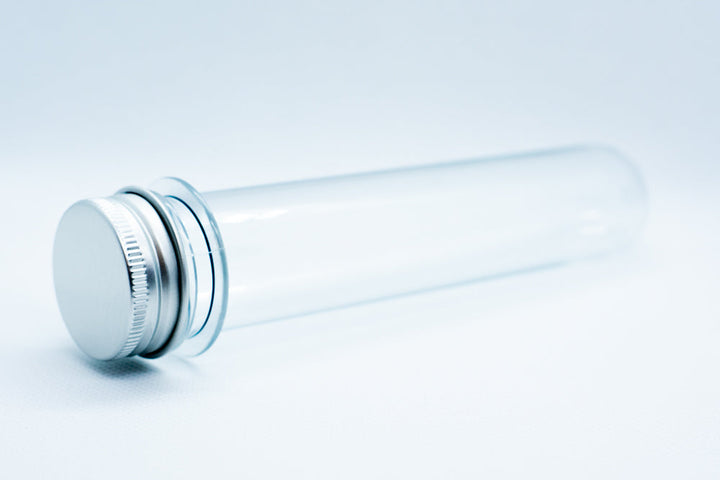 Plastic Dice Tube Vial // Can Hold 7-Dice Set // Test Tube