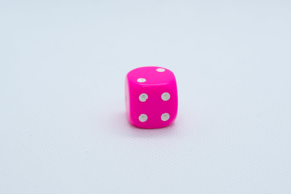 Chessex Opaque 16mm Pipped d6 Standard Dice Collection - Classic Colors - Available Individually