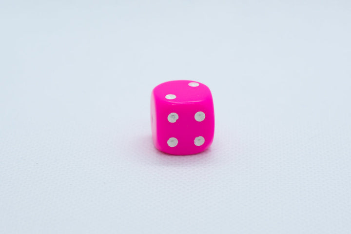 Chessex Opaque 16mm Pipped d6 Standard Dice Collection - Classic Colors - Available Individually