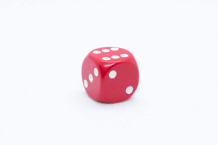 Chessex Opaque 16mm Pipped d6 Standard Dice Collection - Classic Colors - Available Individually