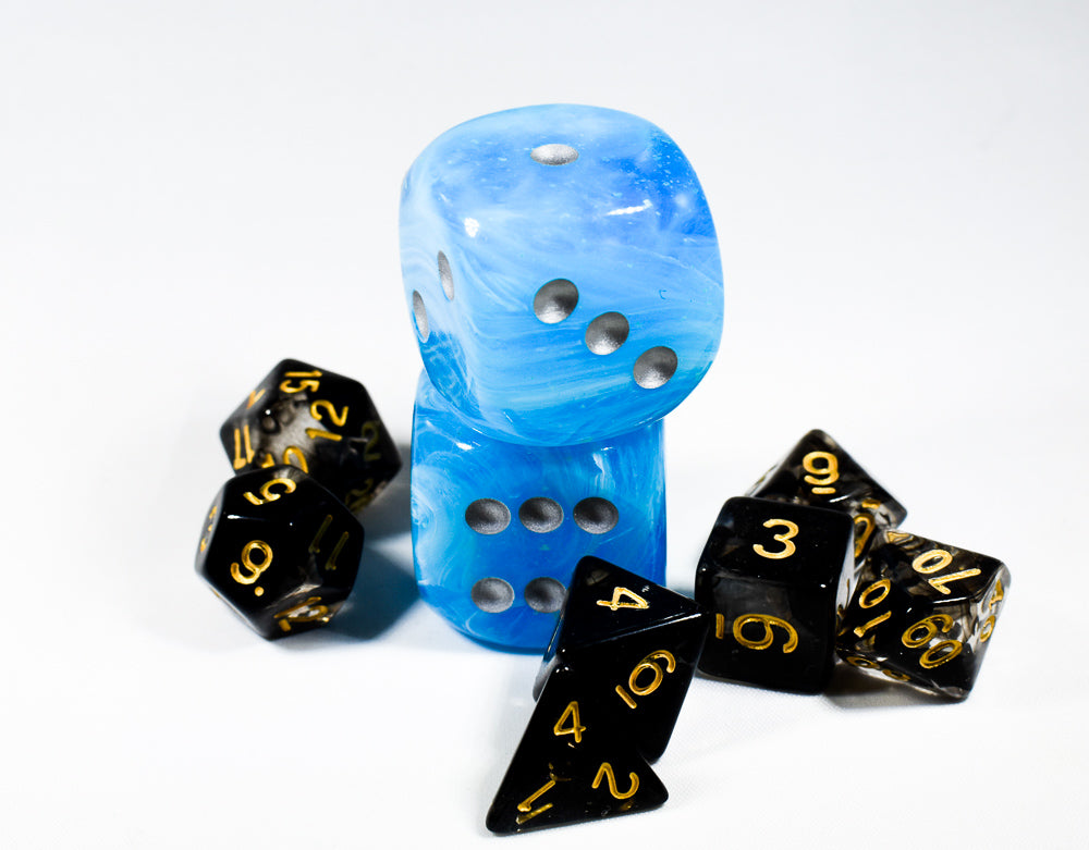 Luminary 30mm Sky w/Silver "Glow" (1 die)