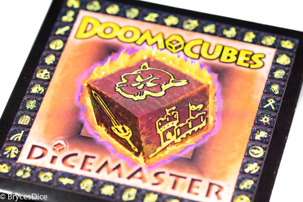 DiceMasters Doom Cubes; 1 Rare, 3 Uncommon, 4 Common Dice (Circa 1997)