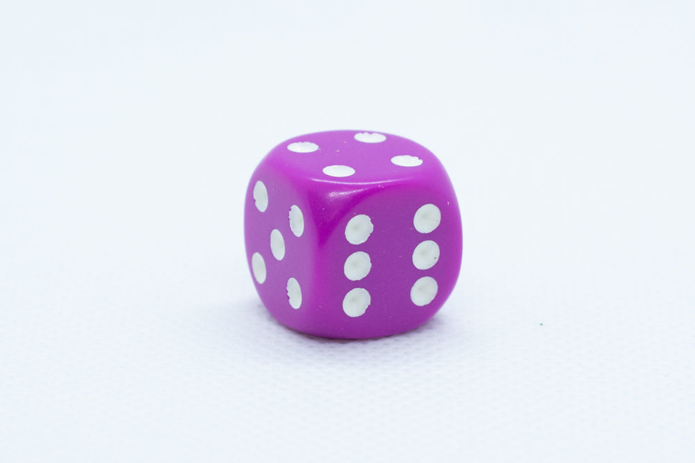 Chessex Opaque 16mm Pipped d6 Standard Dice Collection - Classic Colors - Available Individually