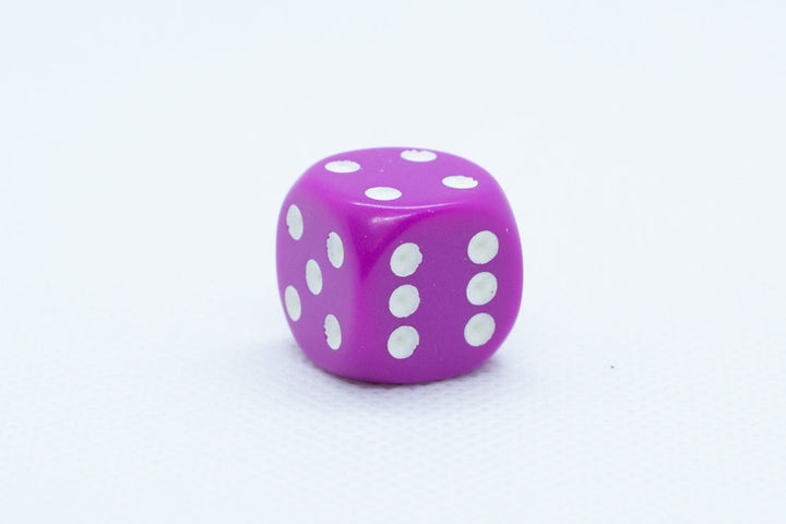 Chessex Opaque 16mm Pipped d6 Standard Dice Collection - Classic Colors - Available Individually