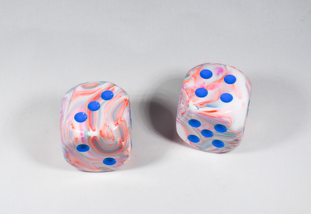 Festive 30mm Pop Art w/Blue (1 Die)