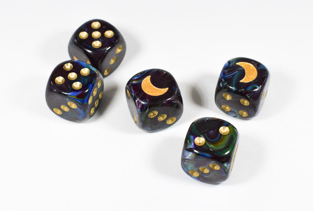 Custom Crescent Moon Lustrous Shadow w/Gold