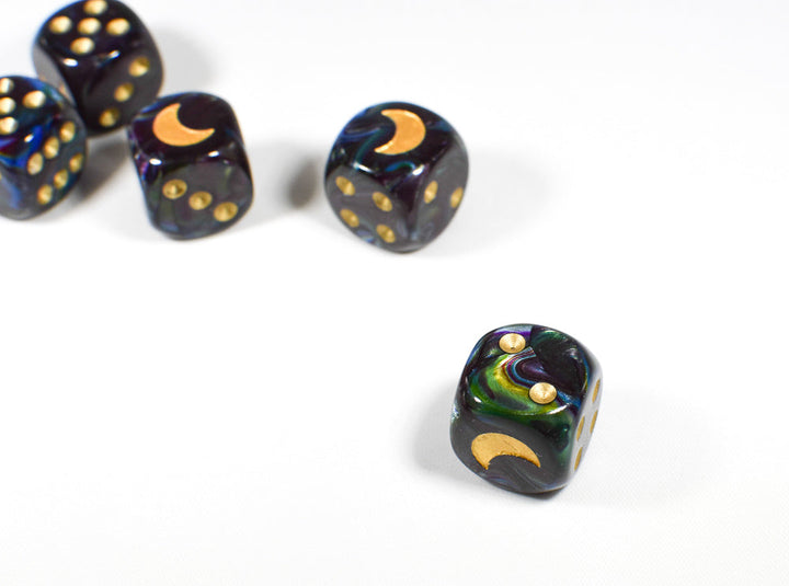 Custom Crescent Moon Lustrous Shadow w/Gold