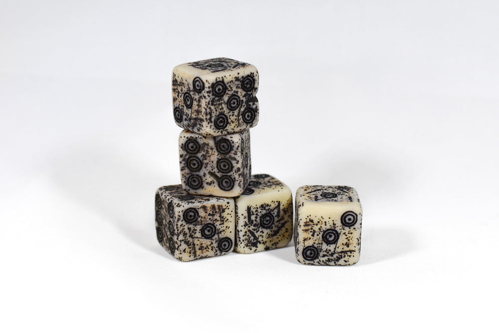 Ancient Dice w/ Worn Texture 16mm
