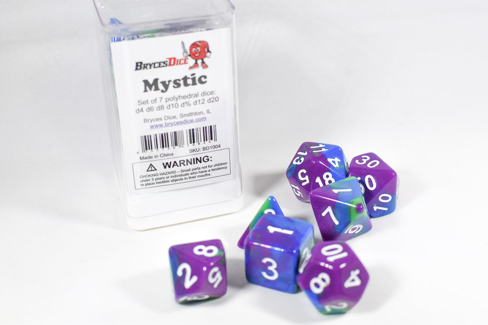 Mystic Tri-Color Swirl Purple/Blue/Green