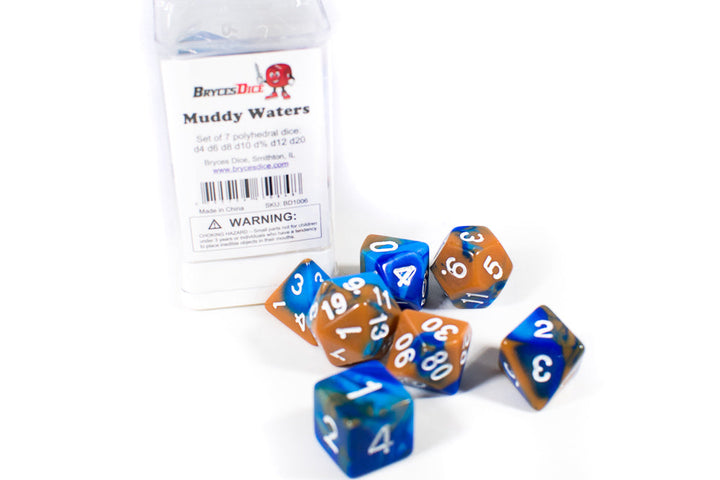 Muddy Waters Tri-Color Swirl Blue/Blue/Brown