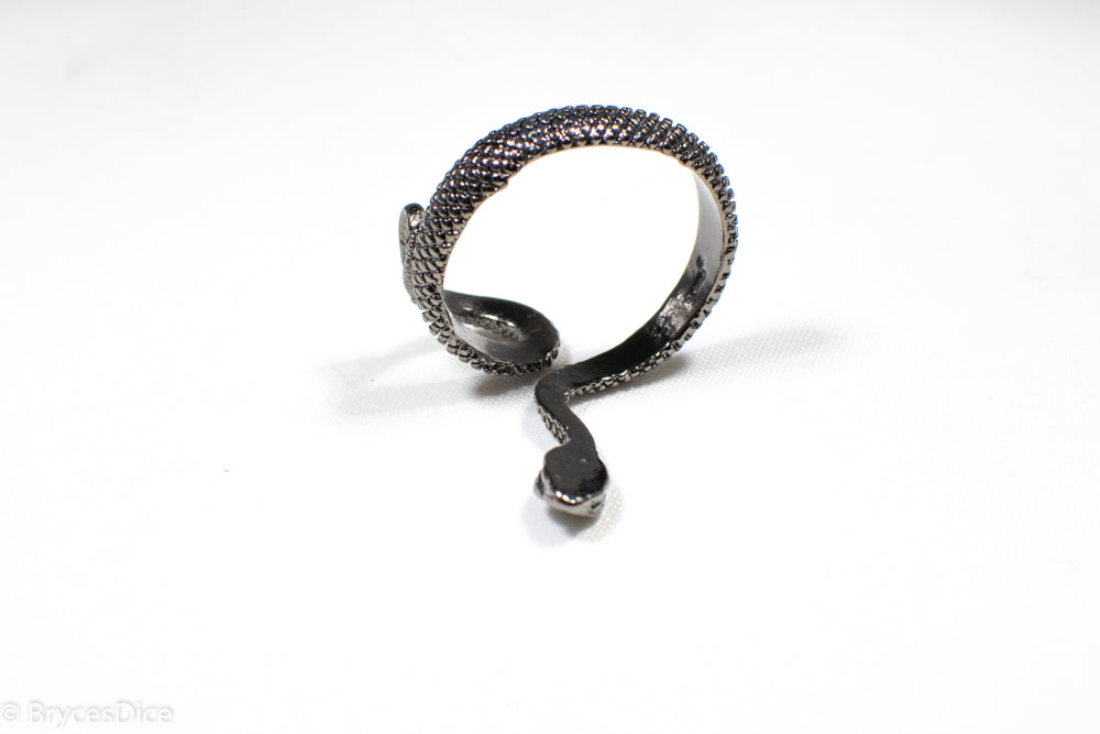 Snake Ring Metal for Cosplay Game Night Dungeons and Dragons  (adjustable)
