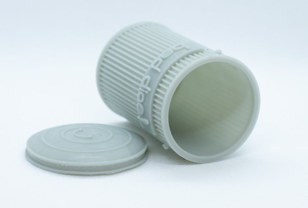 Trash Can Dice Jail: 3d Printed Grey Trash Can for Bad Dice D&D Dice Accessory