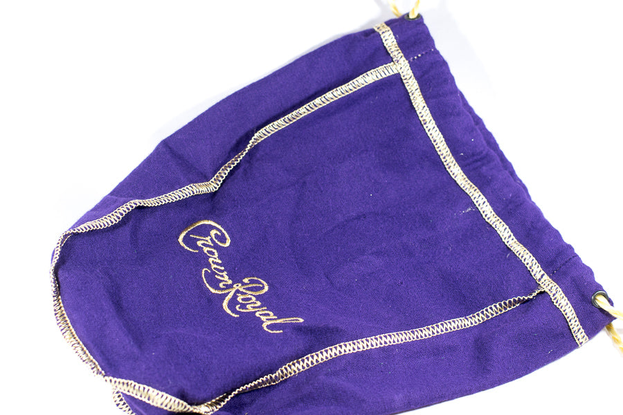 Purple and/or Green Crown Royal Gift Bag  Dice Bag  Lining Counter Pouch