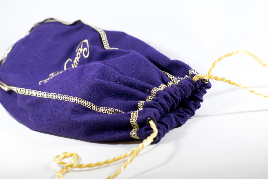 Purple and/or Green Crown Royal Gift Bag  Dice Bag  Lining Counter Pouch