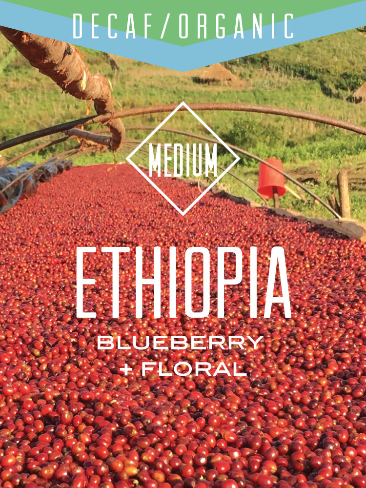 Decaf Organic Ethiopia Natural Sidamo Coffee