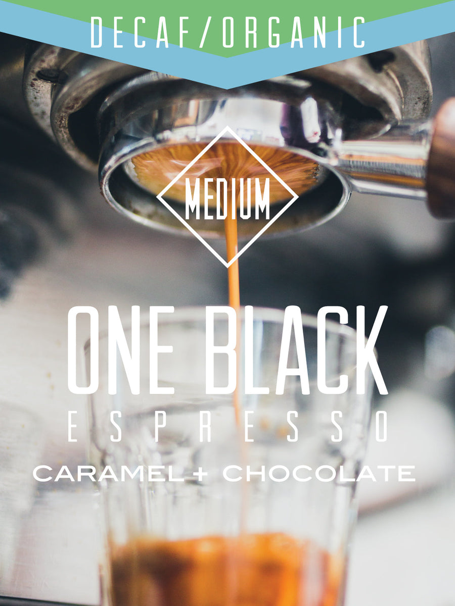 Decaf Organic One Black Espresso Coffee