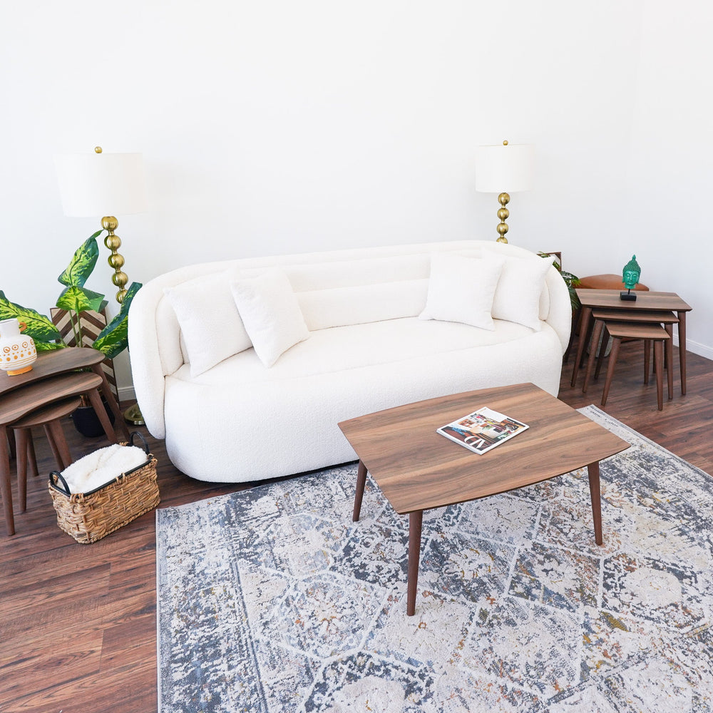 Deny Walnut Center Table with Background