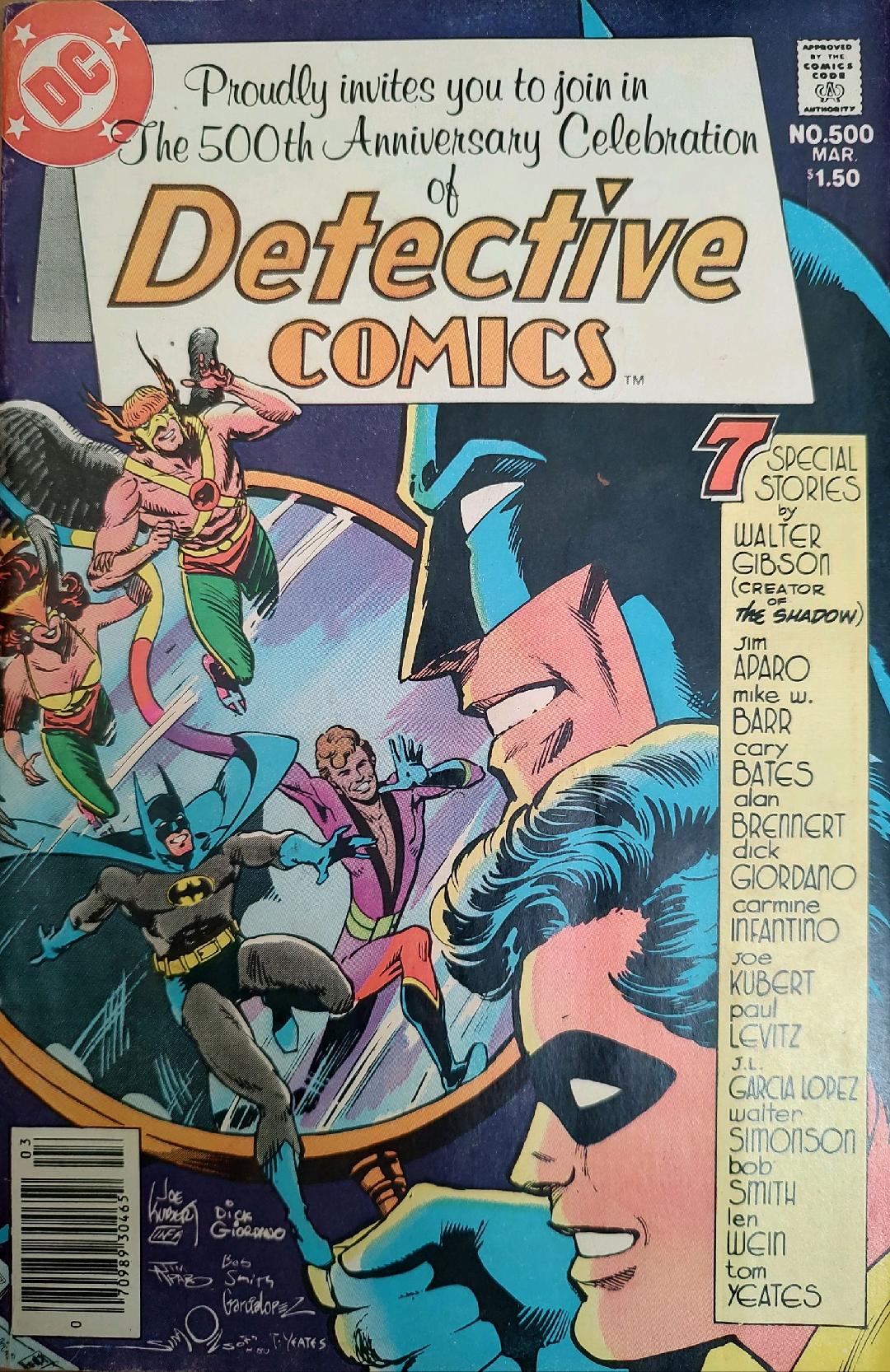 Detective Comics #500 Comic Book Cover