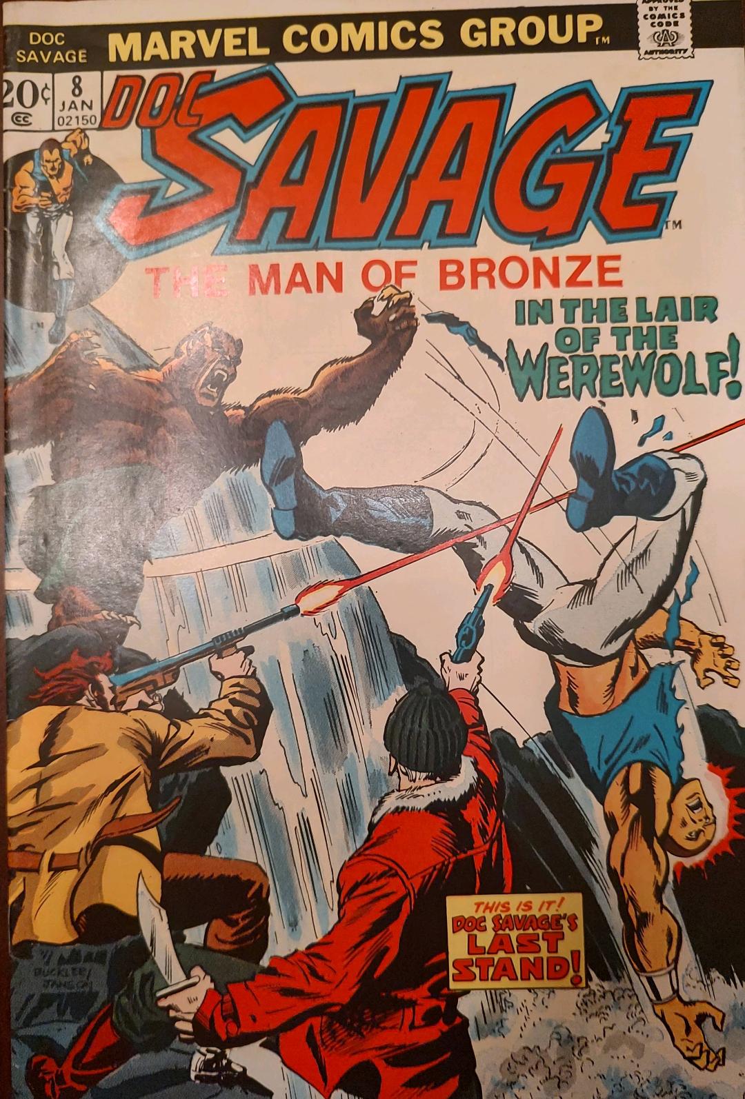 Doc Savage #8 Comic Book