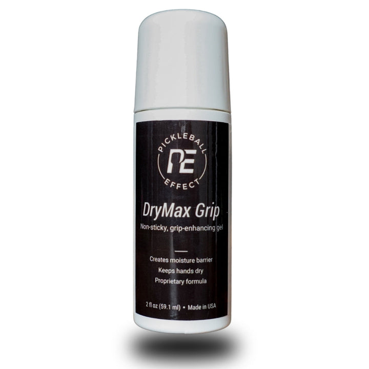 DryMax Grip gel bottle with Pickleball Effect logo on a white background.