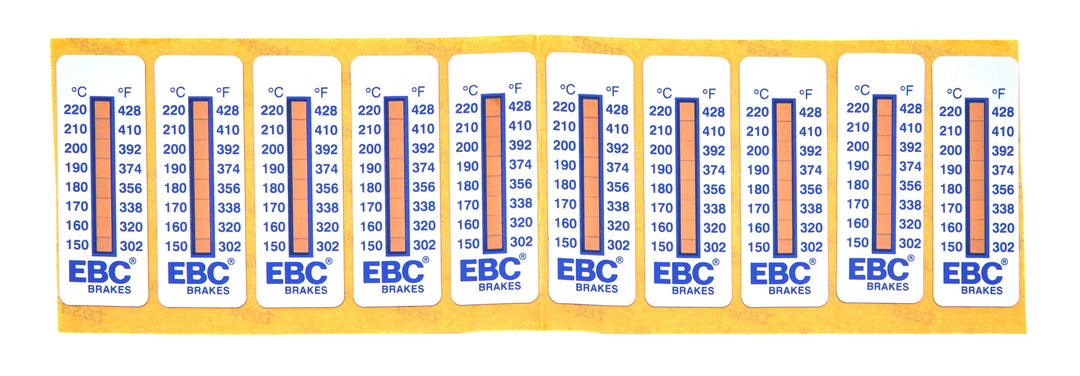 Tempature Decal Caliper 8 Level 10pk