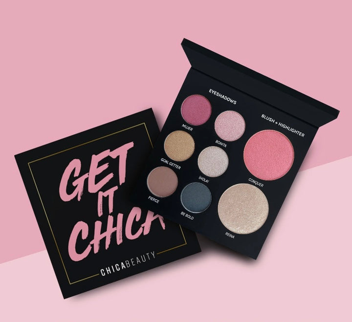 Get It Chica (All-In-One Face Palette - Blush, Highlighter and 6 Eyeshadows)