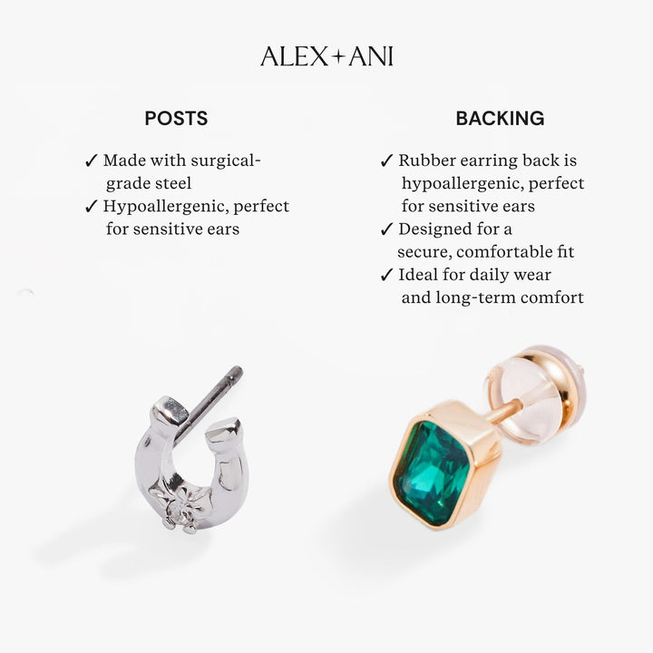 Crystal Forget-Me-Not Flower Earrings