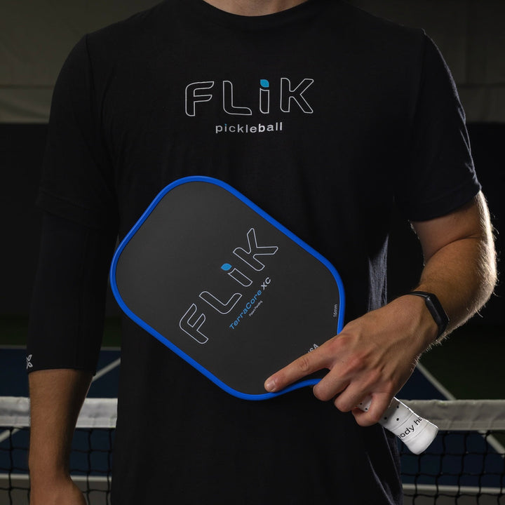 FLiK F1 Elongated Pickleball Paddle USAP Approved Closeup.