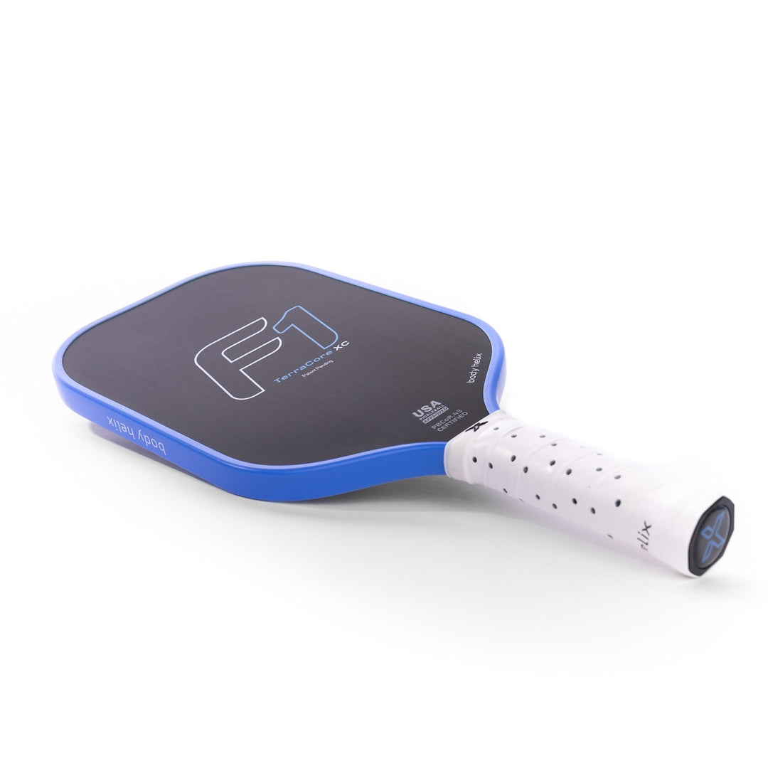 FLiK F1 Elongated Pickleball Paddle USAP Approved Laying Flat.