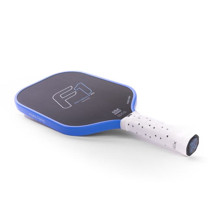 FLiK F1 Elongated Pickleball Paddle USAP Approved Laying Flat.