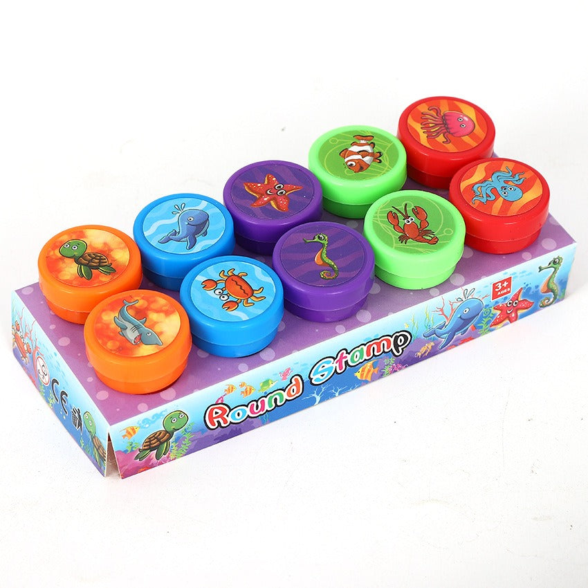 10 Pcs Toy Stamp Set