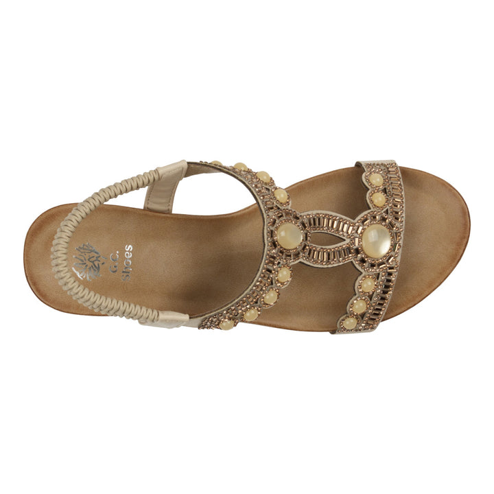Women's Fiah Natural Woven Wedge Sandals