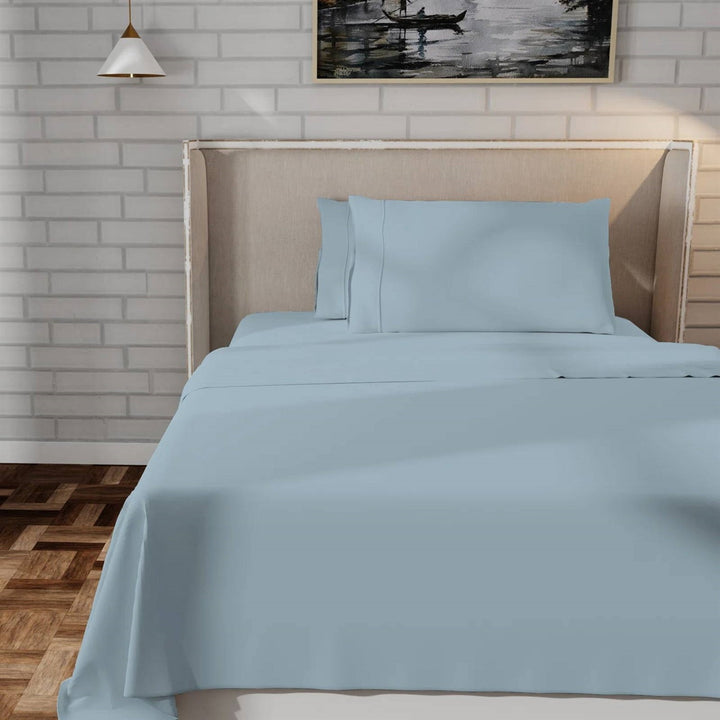 Full Size Aqua Blue 100-Percent Certified Organic Cotton Sheet Set