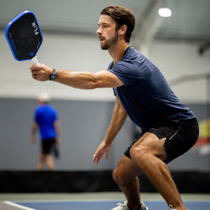 FLiK Falcon Elongated Pickleball Paddle USAP Approved with Model.