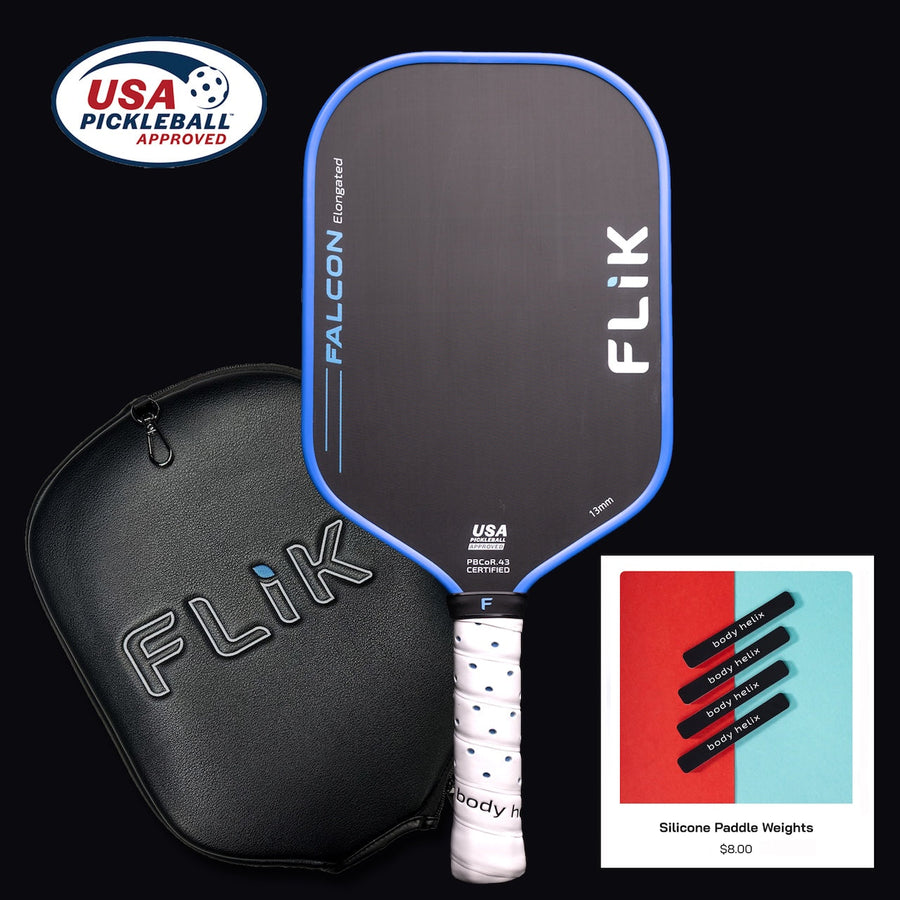 FLiK Falcon Elongated Pickleball Paddle USAP Approved