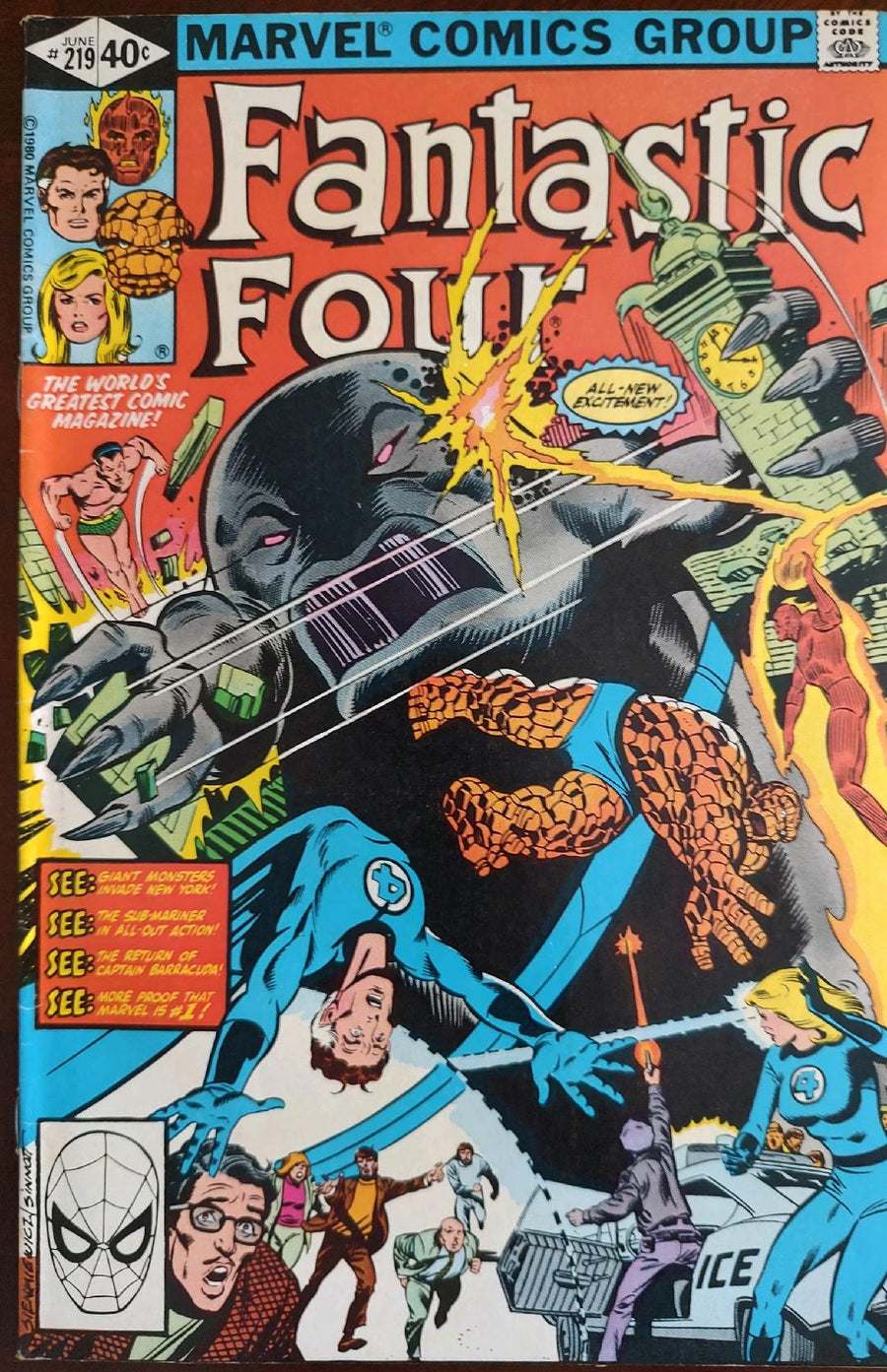 Fantastic Four #219 Comic Book