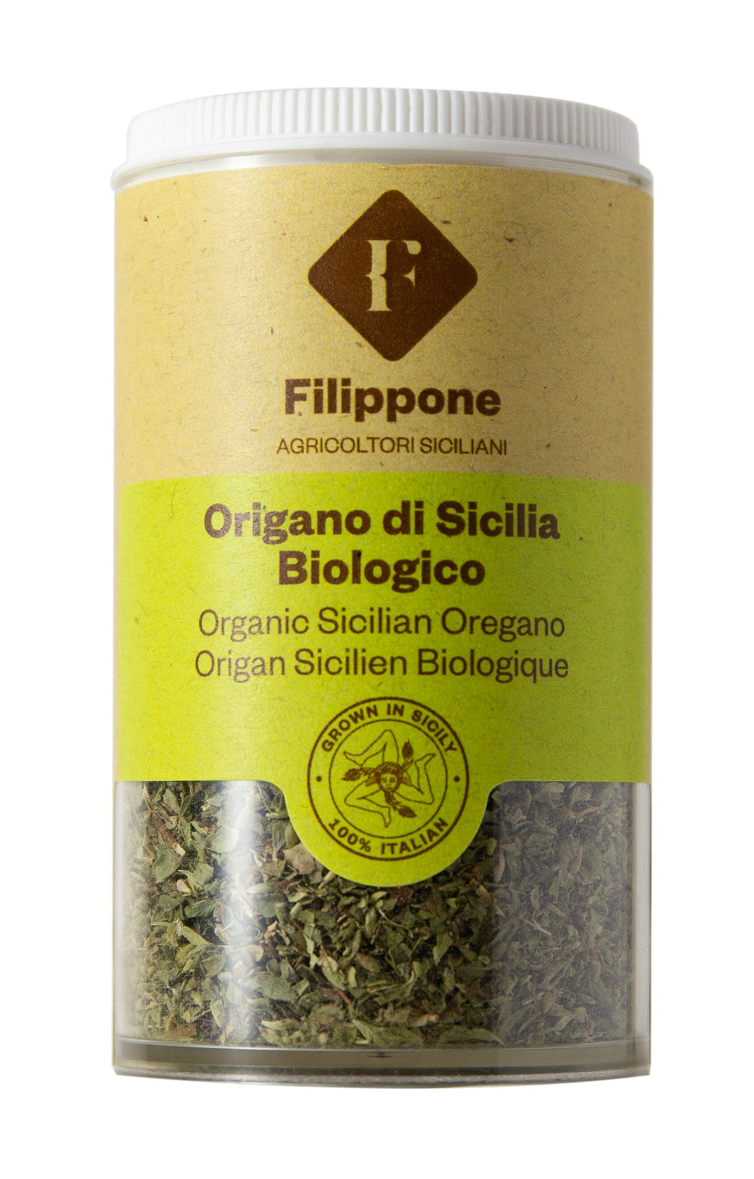 Filippone, Organic Crushed Oregano Seasoning, Italian Dried Oregano Shaker, 0.52 oz. (15g)