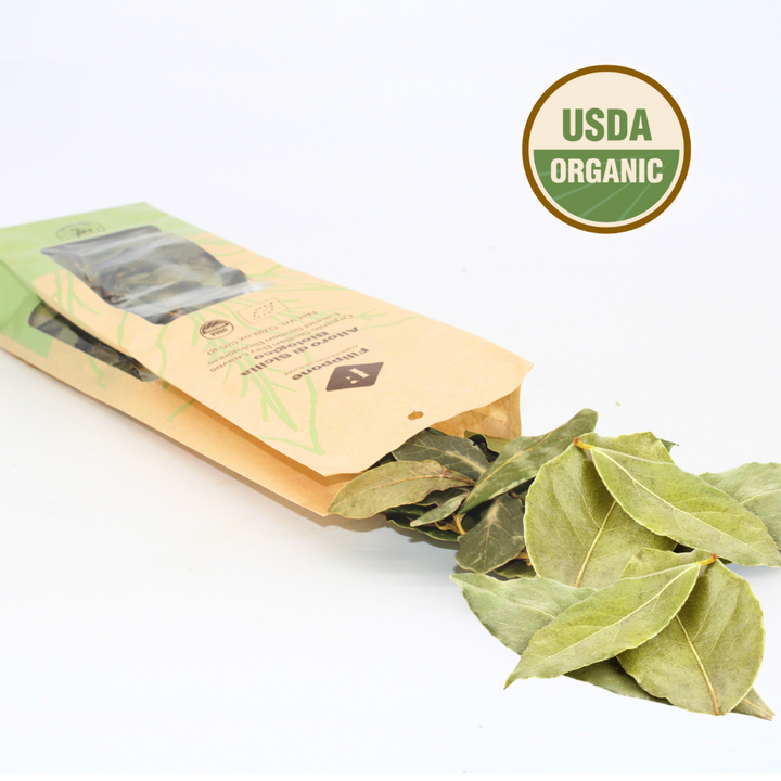 Filippone, Organic Bay Leaves, Italian Dried Leaf 0.88 oz. (25g)