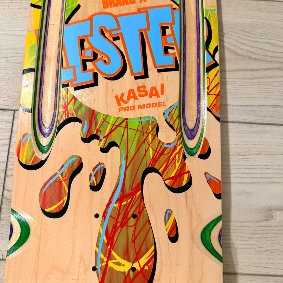 Lester Kasai 10”x30” HAND-PAINTED, Routed ONE-OF-A-KIND Deck (1 of 1)
