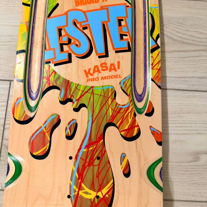 Lester Kasai 10”x30” HAND-PAINTED, Routed ONE-OF-A-KIND Deck (1 of 1)