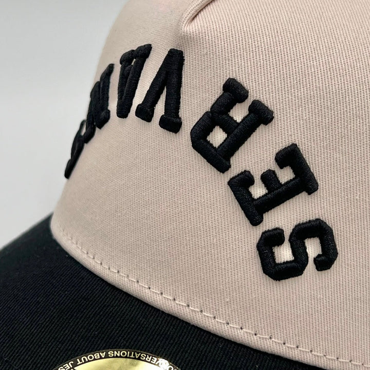 [PRE-ORDER - SHIPS NOVEMBER 7TH] ‘SERVANT’ Premium Snapback Hat - Cream/Black