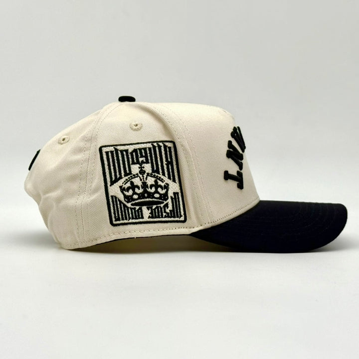 [PRE-ORDER - SHIPS NOVEMBER 7TH] ‘SERVANT’ Premium Snapback Hat - Cream/Black
