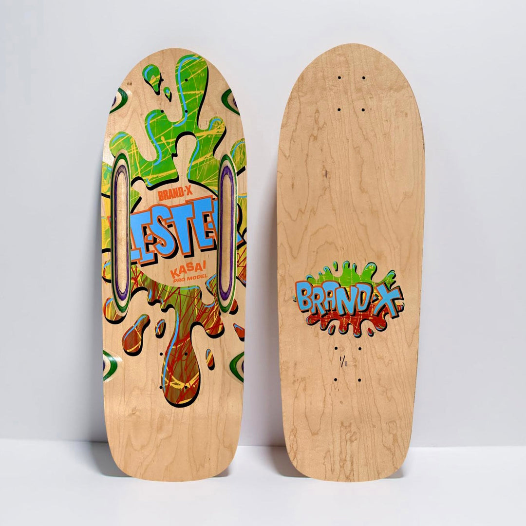 Lester Kasai 10”x30” HAND-PAINTED, Routed ONE-OF-A-KIND Deck (1 of 1)