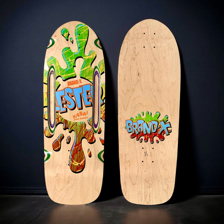 Lester Kasai 10”x30” HAND-PAINTED, Routed ONE-OF-A-KIND Deck (1 of 1)