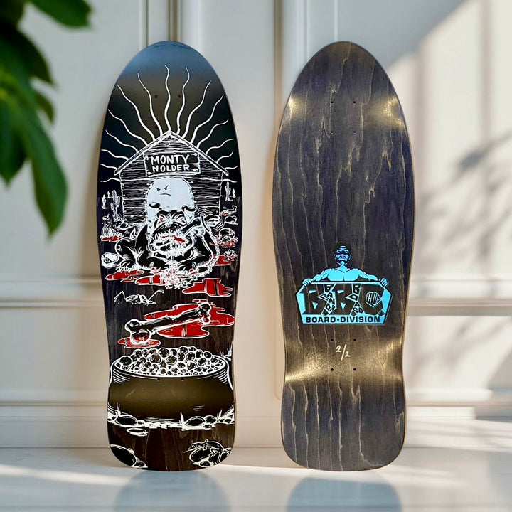 Monty Nolder Bulldog (#2) Limited Edition BBC Deck 10.25”x31” HAND-PAINTED (1 of 2)