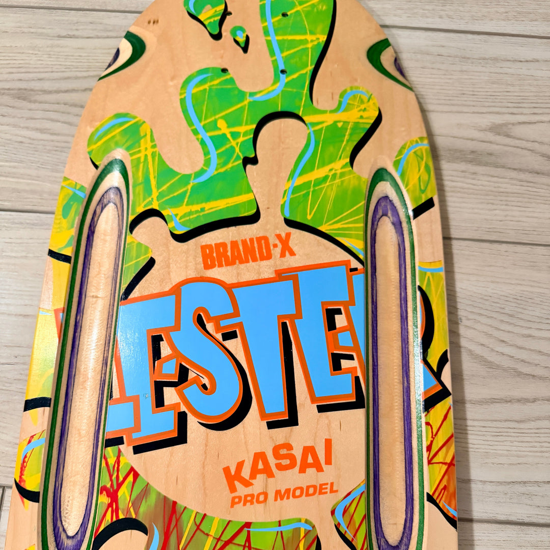 Lester Kasai 10”x30” HAND-PAINTED, Routed ONE-OF-A-KIND Deck (1 of 1)